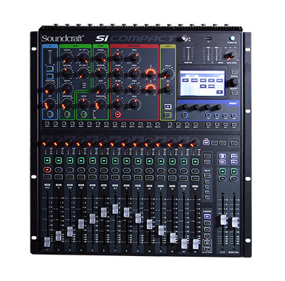 Soundcraft SI Compact 16 kanalers digitalt mixerbord - Stockholms Ljuduthyrning